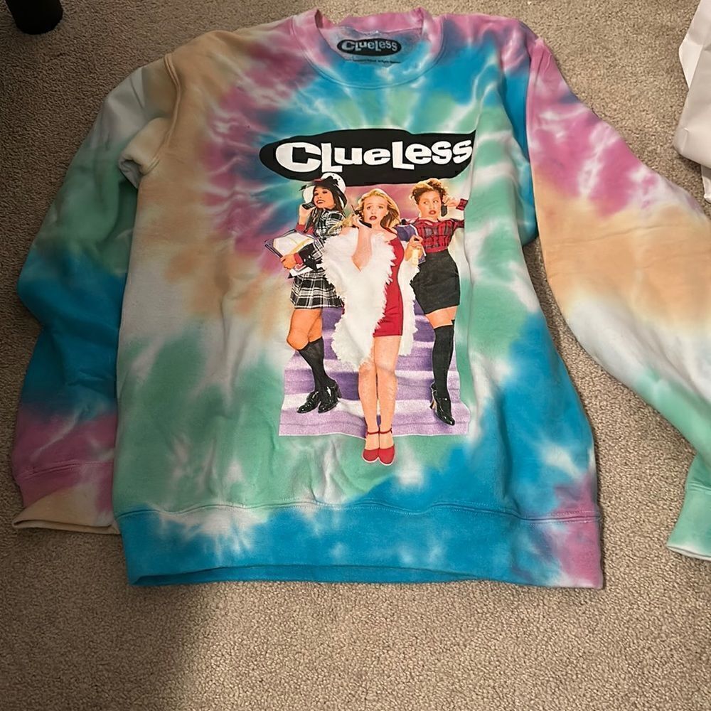 New Clueless Rainbow Sweatshirt Small